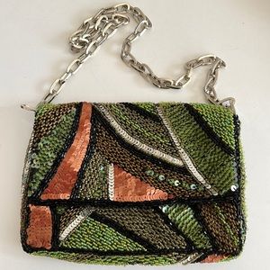 Beaded and sequin vintage handbag